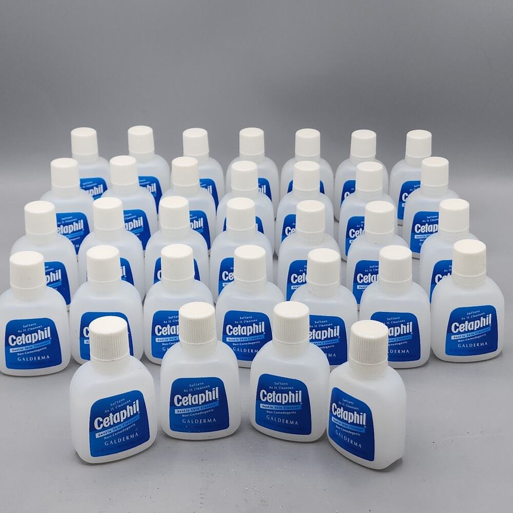 Lot of 32 Cetaphil Gentle Skin Cleanser Travel Size 1oz / 29ml New